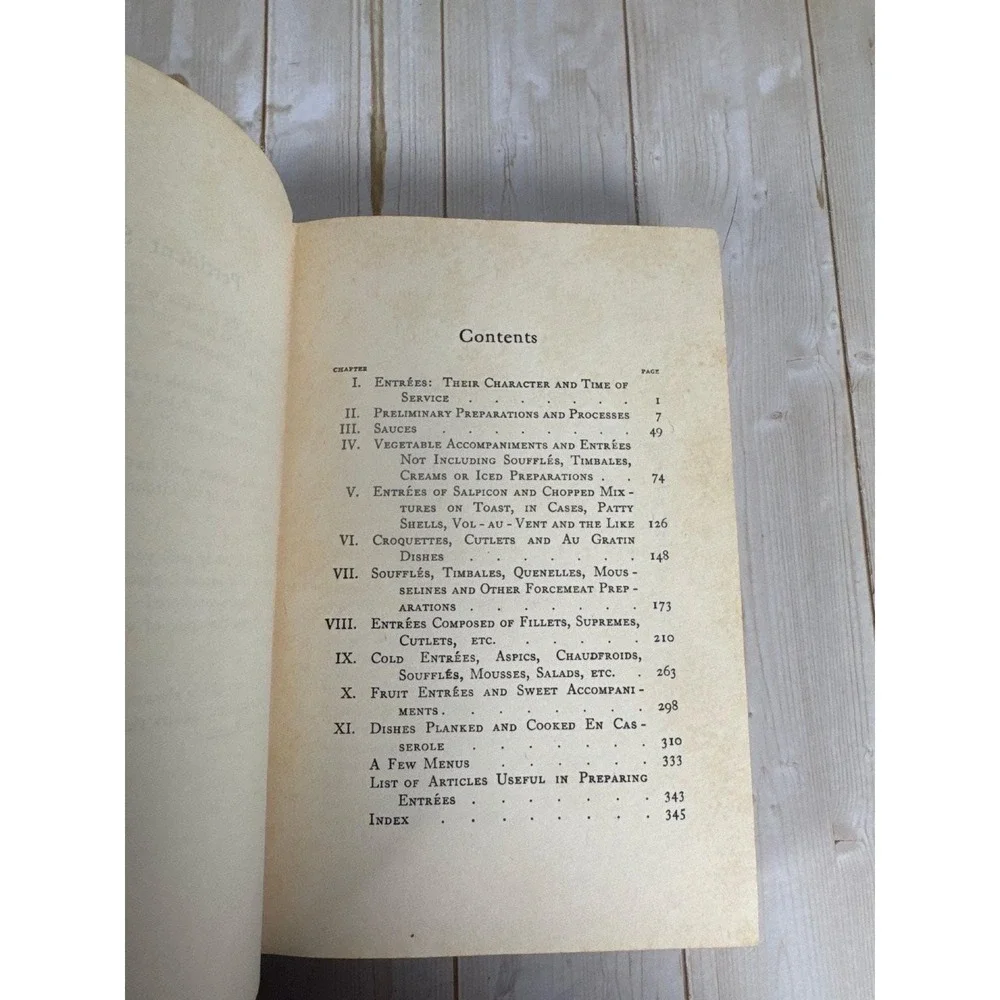 Book of Entrees Janet McKenzie Hill 1936 Cookbook Vintage Illustrated